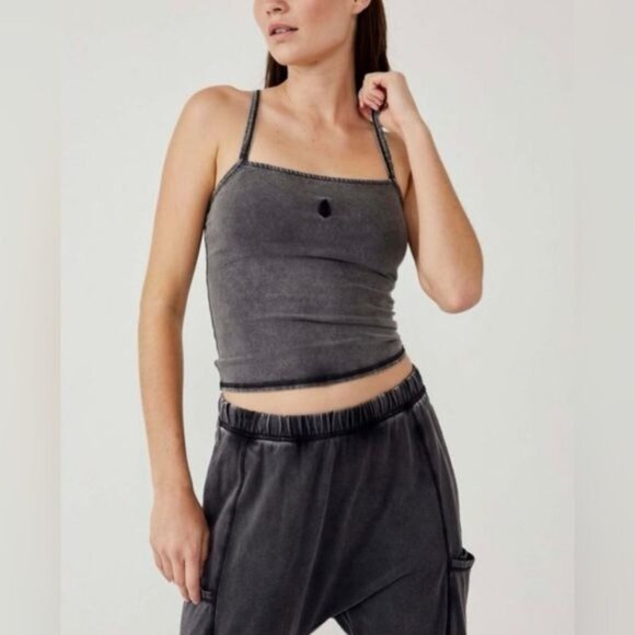 NWT Free People Movement Ivory Strappy Back Tank Top - Picture 7 of 10